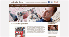 Desktop Screenshot of lavkarboliv.no